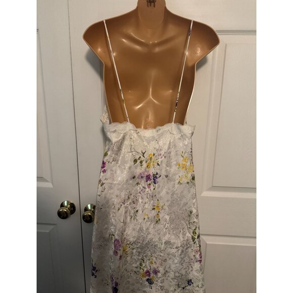 Vintage LA Intimates Nightie Slip Dress Floral Size M - Picture 5 of 10